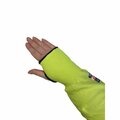 Cementex HiViz Yellow Cut Level 5 Work Sleeves, S, 2PK XSG-CR500SHV-S